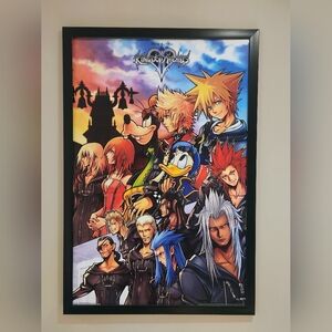 Trends Int'l Kingdom Hearts Framed Poster 36" X 24.25" US Exclusive NEW IN BOX